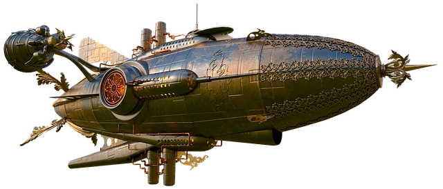 zeppelin steampunk - technologie