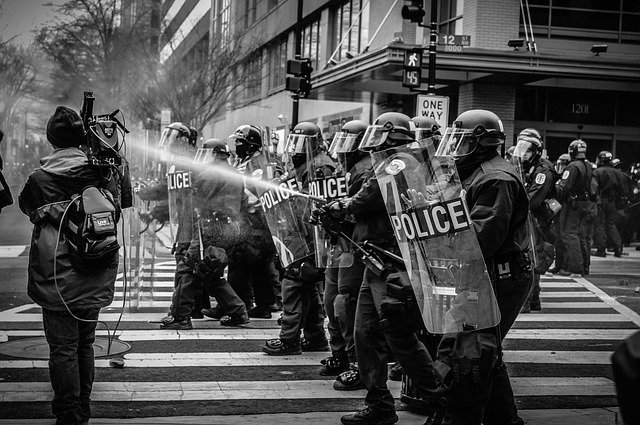 policier manifestation